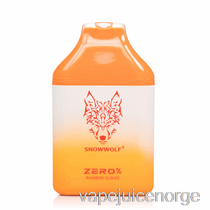 Vape Juice Snowwolf Zero 5500 0% Nikotinfri Engangs Regnbueskyz